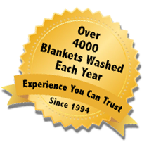 Over 30000 Blankets Washed Each Year